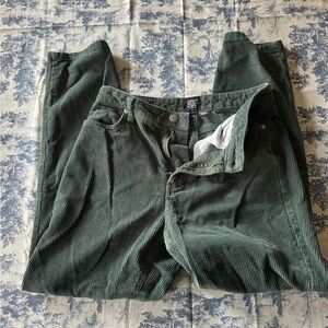 BDG Olive Corduroy Trousers